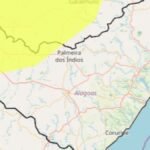 INMET ALERTA PARA BAIXA UMIDADE EM 25 CIDADES DE ALAGOAS ATÉ DOMINGO