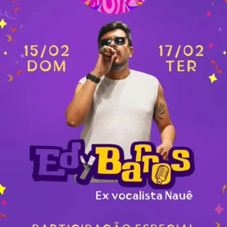 BLOCO POMPEU 43 ANOS ANUNCIA EDY BARROS, EX-VOCALISTA NAUÊ COM PARTICIPAÇÃO DE RINALDINHO E ORQUESTRA EM DELMIRO GOUVEIA (CONFIRA NO PORTAL REINALDO NERES)