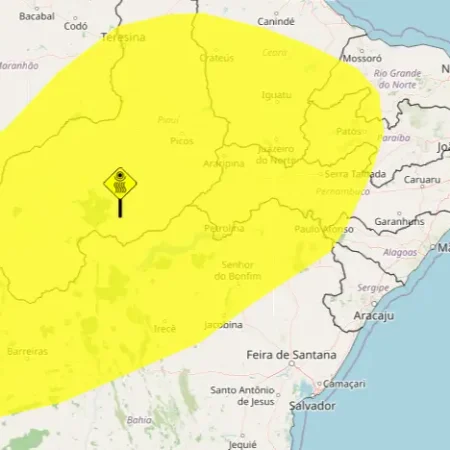 ALERTA VERMELHO: INMET EMITE AVISO DE BAIXA UMIDADE PARA O SERTÃO ALAGOANO