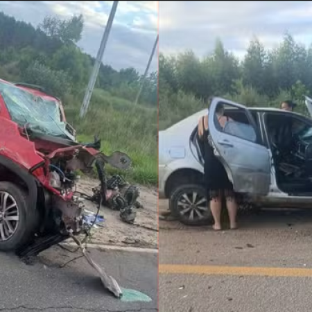 BATIDA ENTRE 4 VEÍCULOS DEIXA 4 MORTOS E 7 FERIDOS