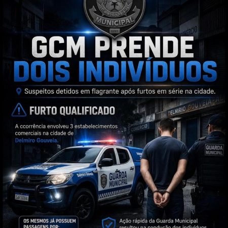 AÇÃO RÁPIDA DA GUARDA MUNICIPAL DE DELMIRO GOUVEIA