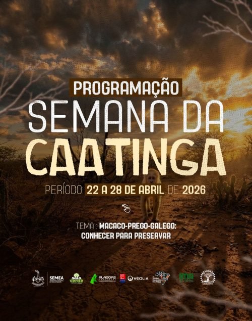 DELMIRO GOUVEIA REALIZARÁ SEMANA DA CAATINGA COM FOCO NA PRESERVAÇÃO DO MACACO-PREGO-GALEGO