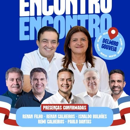 AO LADO DE ZIANE COSTA E LULA CABELEIRA, RENAN FILHO REALIZA GRANDE ENCONTRO POLÍTICO NESTE DOMINGO EM DELMIRO GOUVEIA