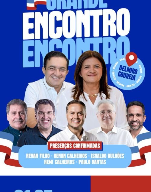 AO LADO DE ZIANE COSTA E LULA CABELEIRA, RENAN FILHO REALIZA GRANDE ENCONTRO POLÍTICO NESTE DOMINGO EM DELMIRO GOUVEIA
