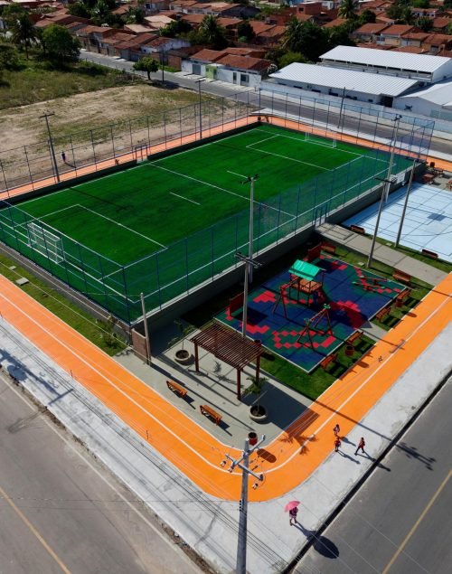 NOVO CENTRO ESPORTIVO COMUNITÁRIO DA ÁREA VERDE SERÁ INAUGURADO NESTA QUINTA-FEIRA EM DELMIRO GOUVEIA