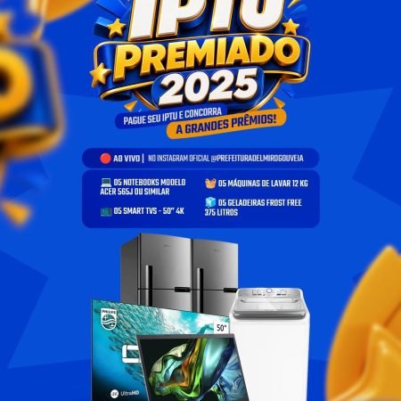 PREFEITURA DE DELMIRO GOUVEIA REALIZA SORTEIO DO IPTU PREMIADO 2025 E DIVULGA LISTA DE GANHADORES