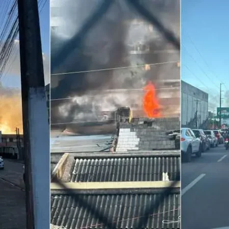 INCÊNDIO EM RESIDÊNCIA MOBILIZA CORPO DE BOMBEIROS E ASSUSTA MORADORES
