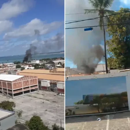 INCÊNDIO ATINGE FUTURA SEDE DA ASSEMBLEIA LEGISLATIVA