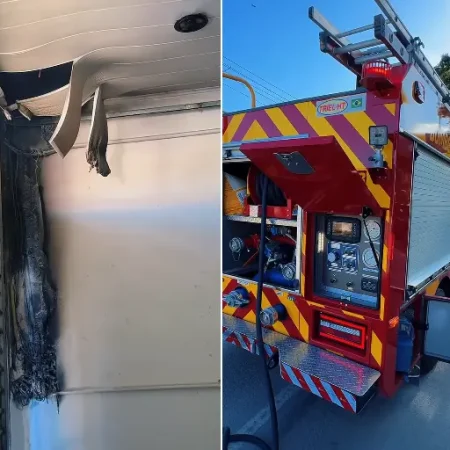 GRÁVIDA É RESGATADA ILESA APÓS INCÊNDIO MOBILIZAR VIZINHOS E BOMBEIROS