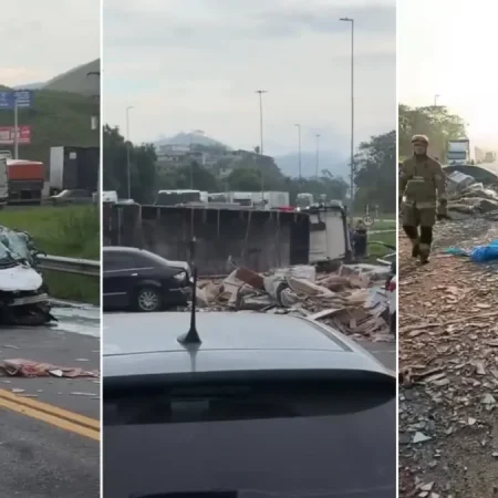 CINCO PESSOAS MORREM EM ACIDENTE ENTRE VEÍCULOS NA BR-393