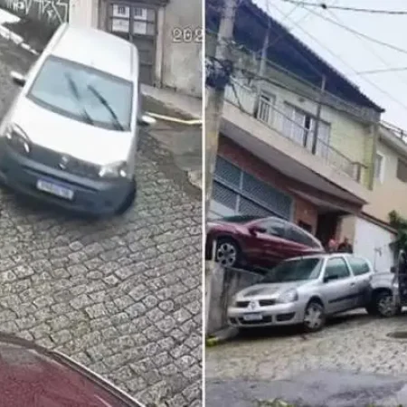 VÍDEO: LADEIRA VIRA ARMADILHA PARA VEÍCULOS, QUE DERRAPAM E CAUSAM ACIDENTES