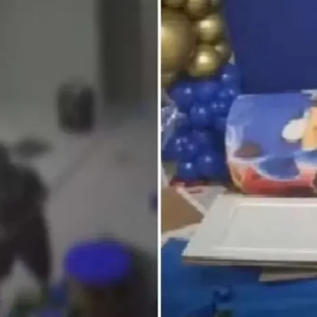 CONVIDADA USA TACO DE SINUCA EM BRIGA DURANTE FESTA DE ANIVERSÁRIO DO FILHO DA EX