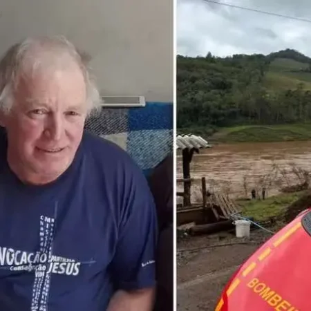 CHUVAS: MULHER VÊ O PAI MORRER NO RIO ONDE PERDEU A CASA