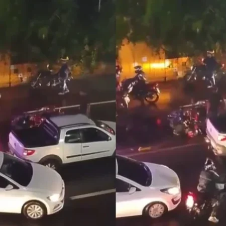 COLISÃO ENTRE CARRO E MOTO DEIXA UMA PESSOA FERIDA