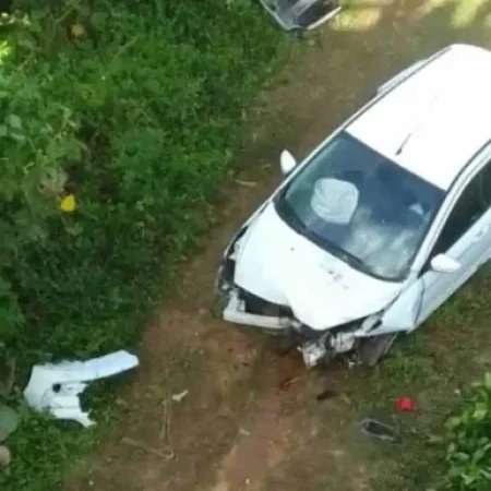 ENFERMEIRO PERDE CONTROLE DE CARRO E DESPENCA DE PONTE EM ALAGOAS