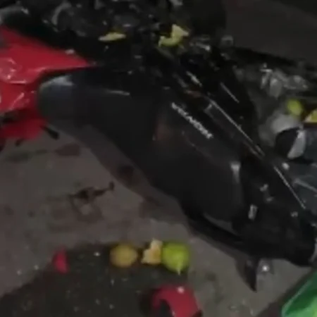 ACIDENTE COM MOTOCICLETAS DEIXA DOIS MORTOS E DOIS FERIDOS NA AL-105