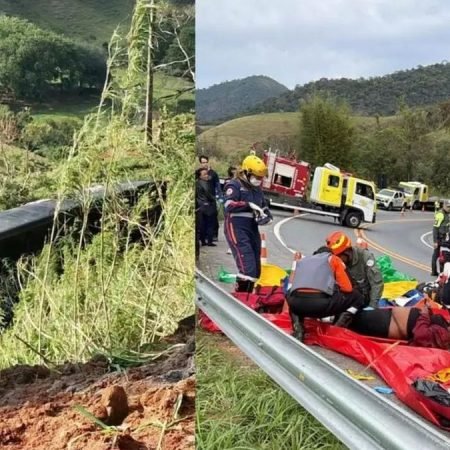 CINCO PESSOAS MORREM EM ACIDENTE COM ÔNIBUS NO INTERIOR