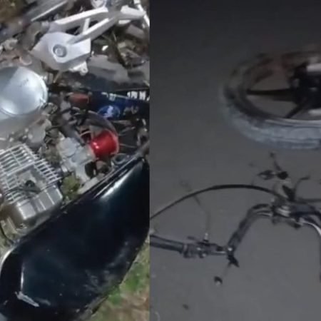 ADOLESCENTE MORRE APÓS SOBRAR EM CURVA E BATER COM MOTO EM ÁRVORE