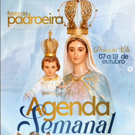 AGENDA SEMANAL: PARÓQUIA NOSSA SENHORA DO ROSÁRIO DE DELMIRO GOUVEIA; CONFIRA EM REINALDO NERES
