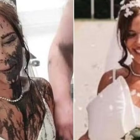 CUNHADA NÃO CONVIDADA INVADE CASAMENTO E JOGA TINTA PRETA NO VESTIDO DA NOIVA