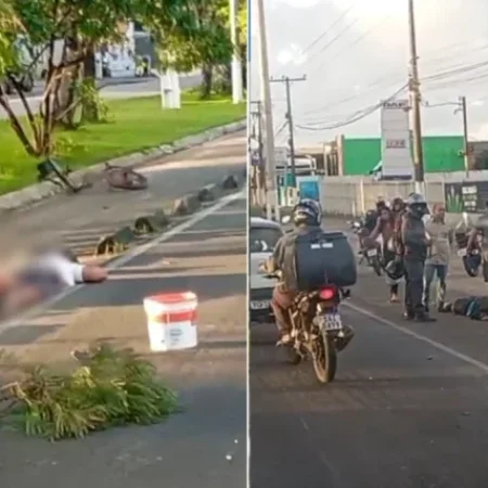 COLISÃO ENTRE MOTOCICLETA E BICICLETA DEIXA UM MORTO E UM FERIDO