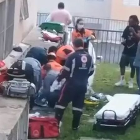 CRIANÇA DE 3 ANOS CAI DO 4º ANDAR DE PRÉDIO E É INTERNADA EM ESTADO GRAVE