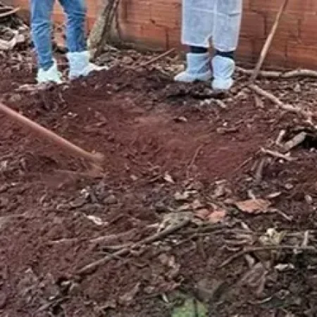 FILHO É PRESO SUSPEITO DE MATAR, ESQUARTEJAR E ENTERRAR PAI NO QUINTAL