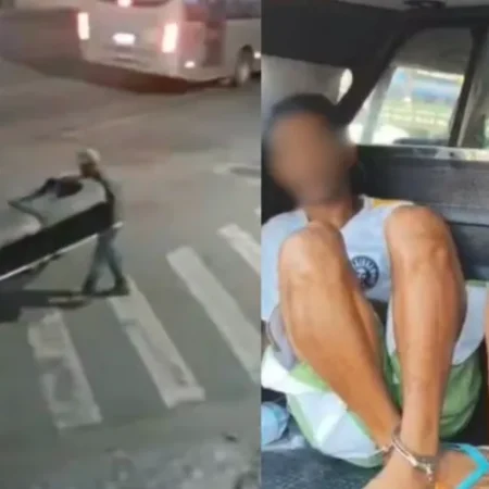 HOMEM CARREGA CORPO DE MULHER DENTRO DE CAMA BOX E É PRESO NO LITORAL