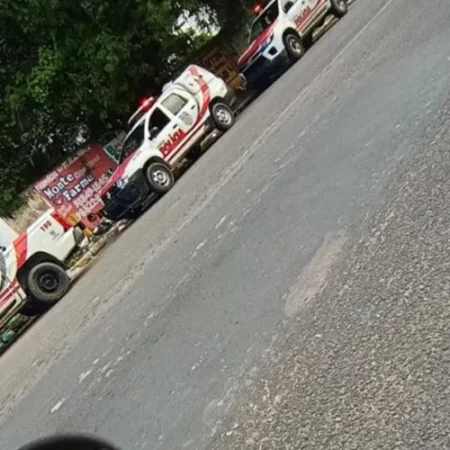 HOMEM É BALEADO, TENTA FUGIR E CAI EM TERRENO ABANDONADO