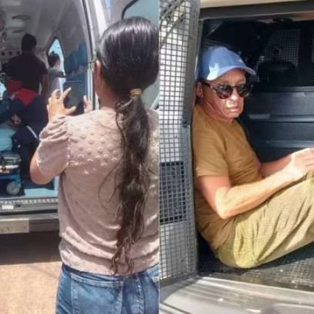 IDOSA DE 95 ANOS É ENCONTRADA COM FOME E DEBILITADA EM CASA TRANCADA COM CORRENTES; NETO É PRESO