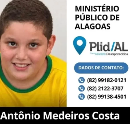 MENINO DESAPARECE APÓS SER LEVADO PELO PAI EM COLÔNIA LEOPOLDINA; FAMÍLIA PEDE AJUDA