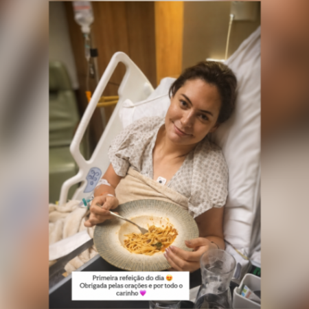 MICHELLE BOLSONARO PUBLICA FOTO INTERNADA EM HOSPITAL E AGRADECE POR ORAÇÕES