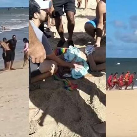 JOVEM E CRIANÇA ATACADOS POR TUBARÃO CONTINUAM INTERNADOS NA UTI; AMBOS PERDERAM UMA PERNA