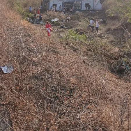 ÔNIBUS COM ROMEIROS CAPOTA NA AL-220 E DEIXA MORTOS E FERIDOS NO MÉDIO SERTÃO DE ALAGOAS; VÍDEO