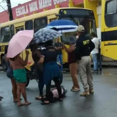 PROFESSOR É ATROPELADO EM FRENTE A ESCOLA EM UNIÃO DOS PALMARES