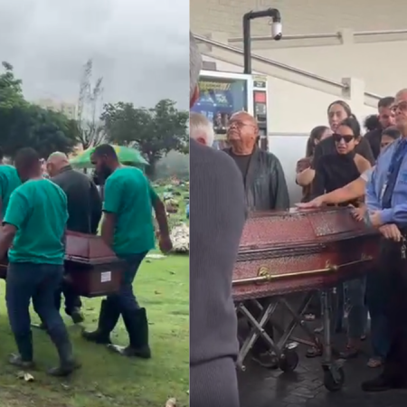VÍDEO: SOB FORTE COMOÇÃO, CORPO DE POLICIAL MORTO POR COLEGA É SEPULTADO EM ARACAJU