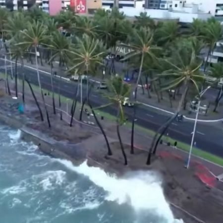 ALAGOAS TEM ALERTAS DE VENDAVAL EM TODO O ESTADO E DE RESSACA NO MAR ATÉ DOMINGO, 19