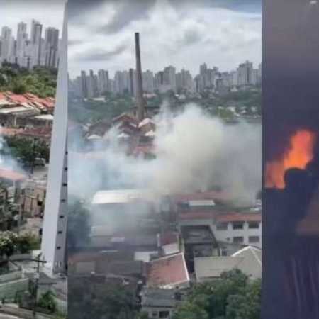 RESTAURANTE PEGA FOGO E INCÊNDIO DEIXA DOIS FUNCIONÁRIOS FERIDOS