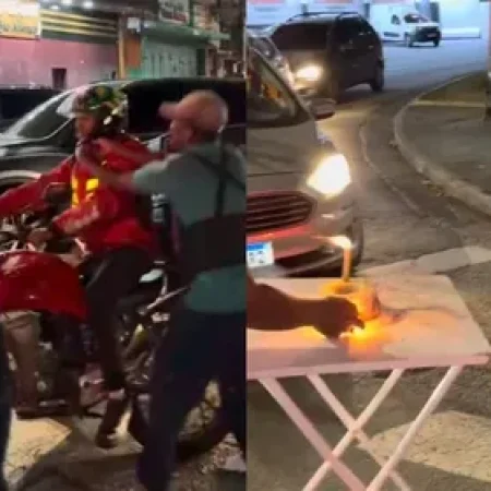 MOTOBOY GANHA ANIVERSÁRIO SURPRESA NO FAROL, MAS BOLO EXPLOSIVO GERA REVOLTA COM CHUTE NA MESA