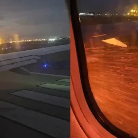 AVIÃO DA GOL PEGA FOGO DURANTE DECOLAGEM E AEROPORTO DE GOIÂNIA FECHA PISTA