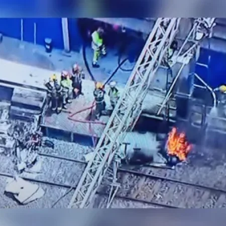 AVIÃO DE PEQUENO PORTE CAI PRÓXIMO A ESTAÇÃO DE METRÔ