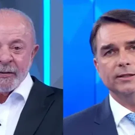 LULA E FLÁVIO BOLSONARO TROCAM ATAQUES NO DEBATE DA GLOBO; VEJA COMO FOI
