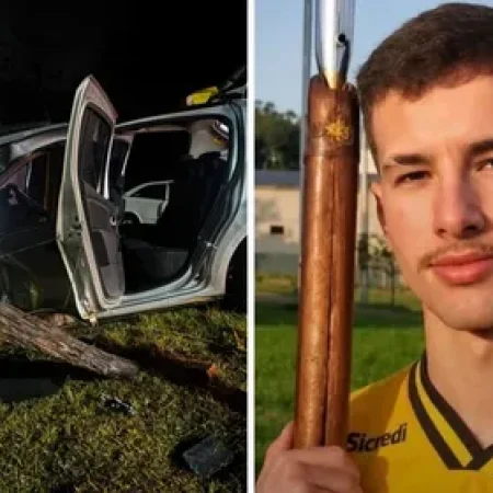 MORRE JOVEM DE 20 ANOS APÓS FICAR PRESO ÀS FERRAGENS EM GRAVE ACIDENTE