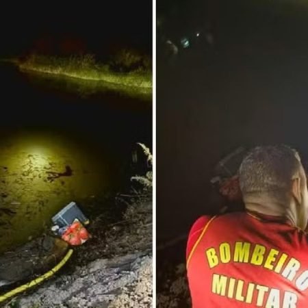 CARRO CAI EM LAGO DE CONDOMÍNIO E DEIXA SEIS MORTOS EM GO; QUATRO ERAM IRMÃOS