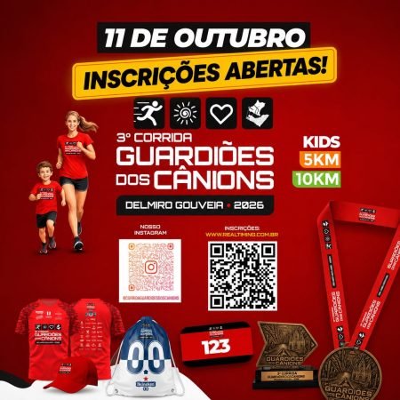 GUARDIÕES DOS CÂNIONS ABRE INSCRIÇÕES PARA A 3ª CORRIDA EM DELMIRO GOUVEIA; VEJA COMO PARTICIPA