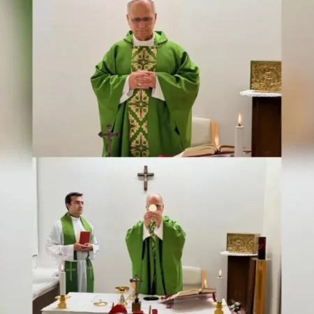 VATICANO DIVULGA PRIMEIRAS IMAGENS DO PAPA DESDE A CIRURGIA