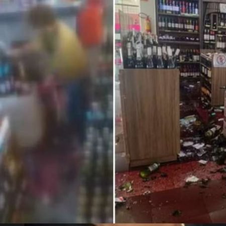 HOMEM QUEBRA VINHOS EM SUPERMERCADO E DÁ PREJUÍZO DE R$ 60 MIL